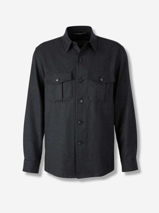 25FW 카날리 자켓 31019 111GRIS MARENGO STOCK ANTRACITE GREY