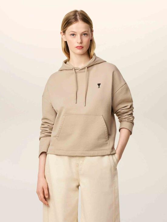 25FW 아미 스웨터 FSW767 730 229WHITE COFFEE Beige - AMI