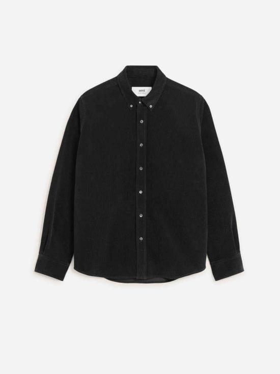 25FW 아미 긴팔 셔츠 HSH797 CO0089 020ANTHRACITE ANTRACITE GREY