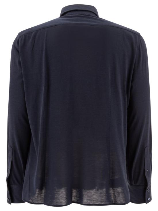 25FW 브루넬로 쿠치넬리 긴팔 셔츠 MH8366686C6134 BLUE - BRUNELLO CUCINELLI