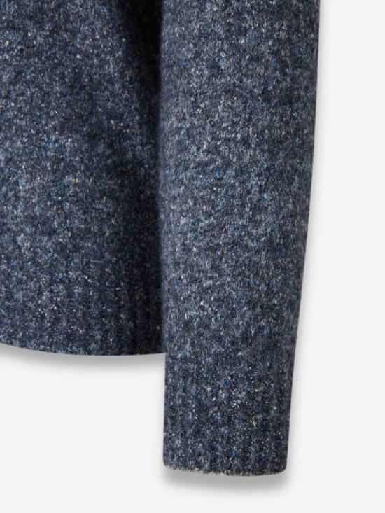 25FW 브루넬로 쿠치넬리 스페클 이펙트 스웨터 MOH709210 CLW60DENIM DENIM BLUE - BRUNELLO CUCINELLI