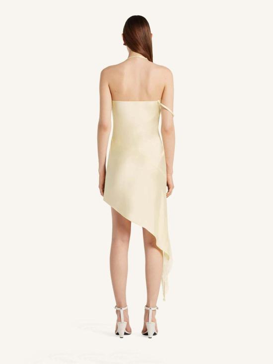 25FW 쿠레쥬 미디 원피스 325CRO667VI0073 2031LIMONCELLO LIGHT YELLOW - COURREGES