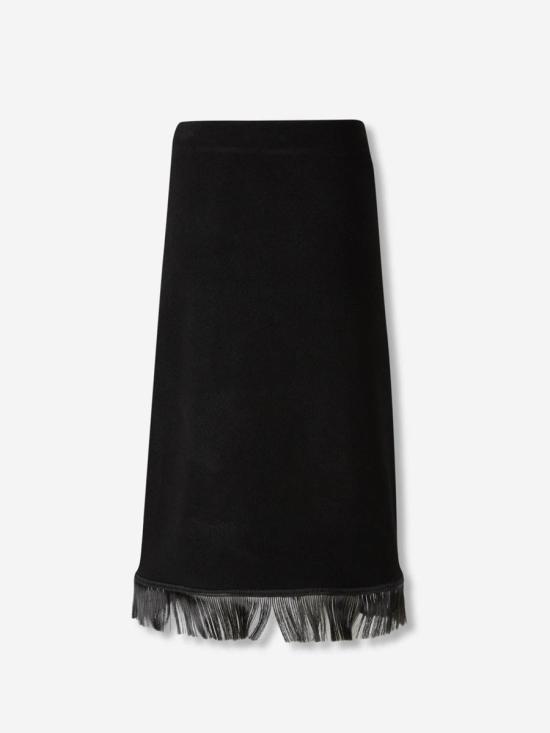 25FW 질샌더 미디 스커트 J03MA0268 001BLACK Black - JIL SANDER