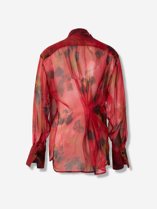 25FW 빅토리아 베컴 블라우스 1325WSH006594B 2913RASPBERRY RED - VICTORIA BECKHAM