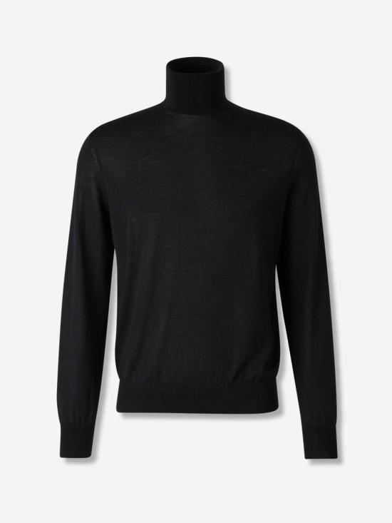 25FW 생로랑 터틀넥 821739Y76GM 1000NOIR Black