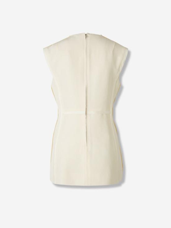 25FW 질샌더 민소매 티셔츠 J03NC0317 105CHALK GREY - JIL SANDER