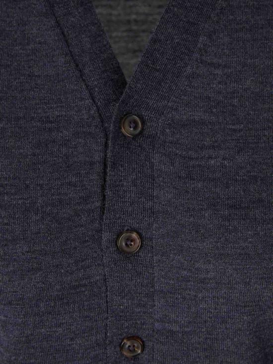 25FW 마르지엘라 V넥 가디건  S51HP0024M13147 457 Black - MAISON MARGIELA