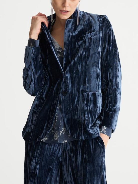 25FW Biancalancia 봄버 자켓 A25 705Z 31 BLUE