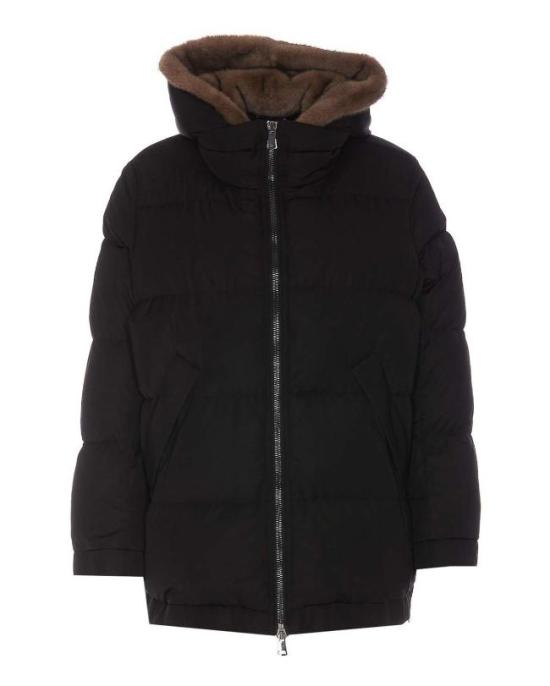 25FW 루 안드레아 패딩 YZ204050ML961 98 MORO Brown