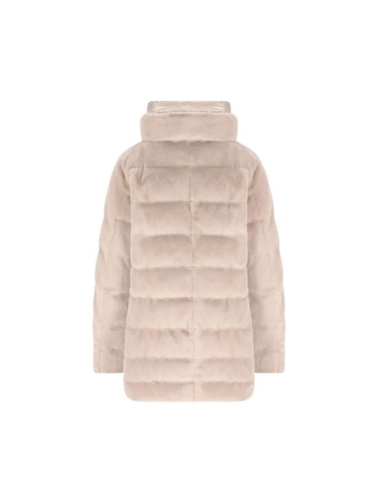 25FW 에르노 레이디 얼터너티브 퍼 & 울트라라이트 나일론 베스트  PI002123D126301985 AI25 Beige - HERNO