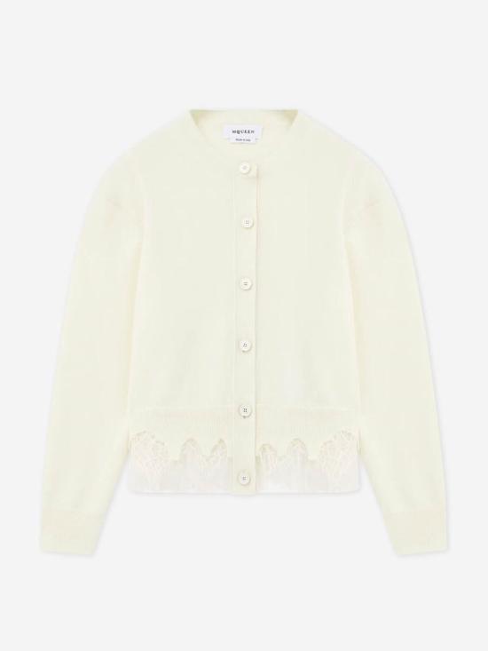 25FW 알렉산더 맥퀸 가디건 829289Q1BC8 9288IVORY IVORY Beige