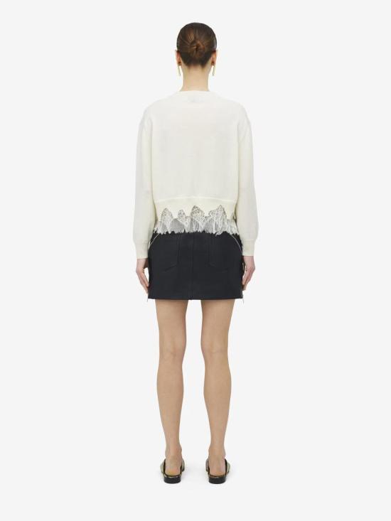 25FW 알렉산더 맥퀸 가디건 829289Q1BC8 9288IVORY IVORY Beige - ALEXANDER MCQUEEN