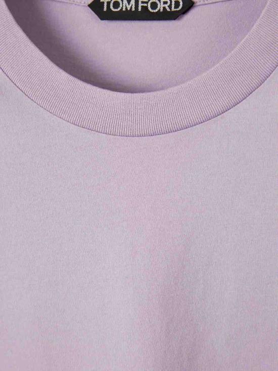 25FW 톰포드 반팔 티셔츠 JCS024 JMC085 GV468BRIGHT LILAC Purple - TOMFORD