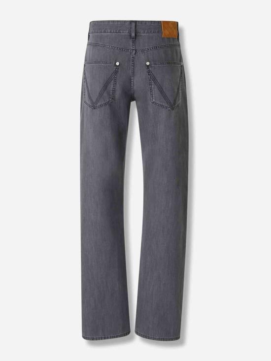 25FW 보테가베네타 데님 팬츠 813511V5SO0 1003WASHED BALCK ANTRACITE GREY - BOTTEGA VENETA