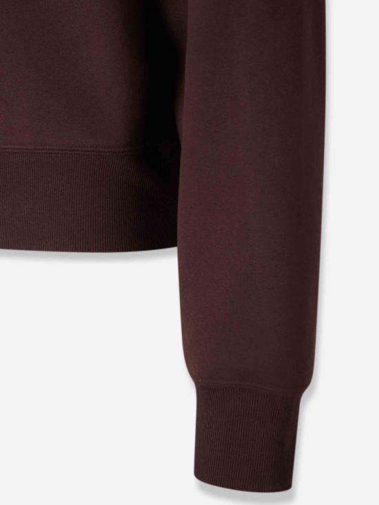 25FW 생로랑 CASSANDRE, 캐산드르 크루넥 스웨트셔츠 820127Y365W 5053PRUNE BROWN - SAINT LAURENT