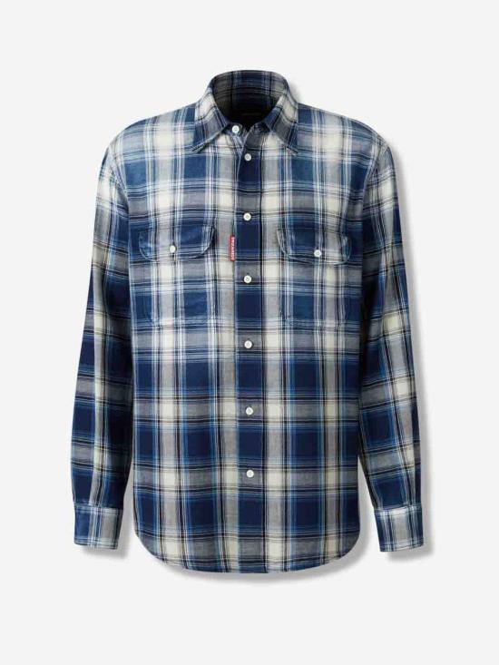 25FW 디스퀘어드2 긴팔 셔츠 S74DM0958D35206 001F PRINTS