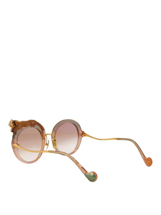25SS 안나 카린 클라슨 선글라스 ROSEETLAROUECRYSTALGOLDTOBACCO - ANNA KARIN KARLSSON