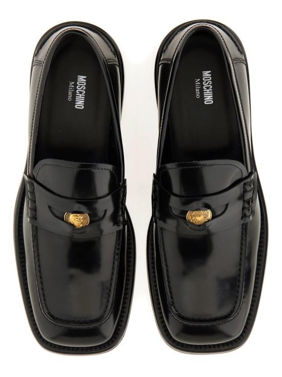 25FW 모스키노 로퍼 MB10423M0N GB0000 Black - MOSCHINO