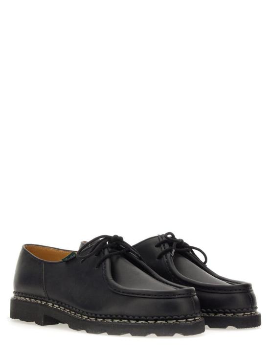 25FW 파라부트 미카엘 더비 레더 715604 NOIR Black - PARABOOT