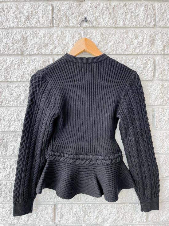  조나단 심카이 자켓 Jonathan Simkhai Andi Peplum 재킷 블랙 - JONATHAN SIMKHAI