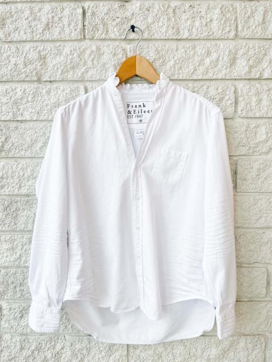  프랭크 앤 에일린 탑 프랭크 앤 아일린 릴렉스 버튼업 셔츠 화이트