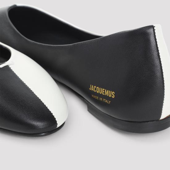 25FW 자크뮈스 뮬/슬리퍼 FOW00183AC27L26 9FH BLACK WHITE - JACQUEMUS