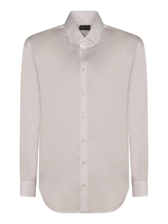 25FW 조르지오 아르마니 긴팔 셔츠 GM000056TE11184 U0002 White