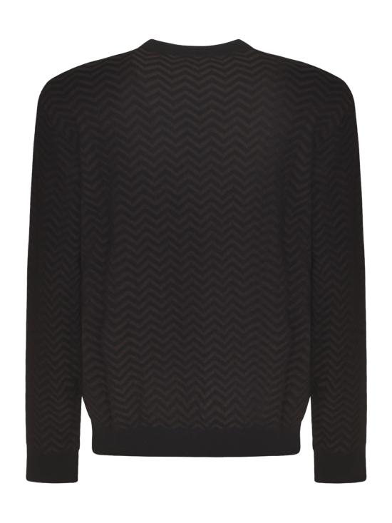 25FW 조르지오 아르마니 스웨터 GM001957AF19069 FB016 Blue brown - GIORGIO ARMANI