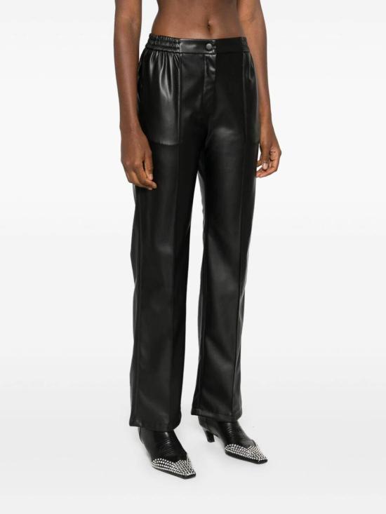 25FW 트윈셋 가죽 팬츠 242TP220100006 Black - TWINSET