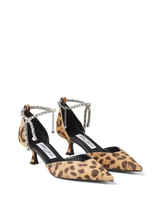 25SS 지미추 힐/펌프스 STEVIE50LOPNATURAL Animal Print - JIMMY CHOO
