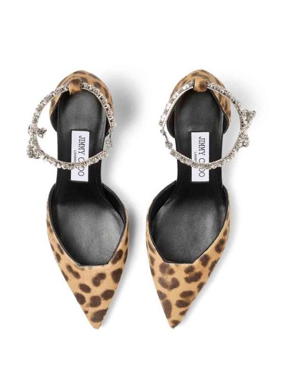 25SS 지미추 힐/펌프스 STEVIE50LOPNATURAL Animal Print - JIMMY CHOO