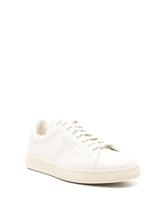 25FW 톰포드 스니커즈 J1507LCL045L3WW06 White - TOMFORD