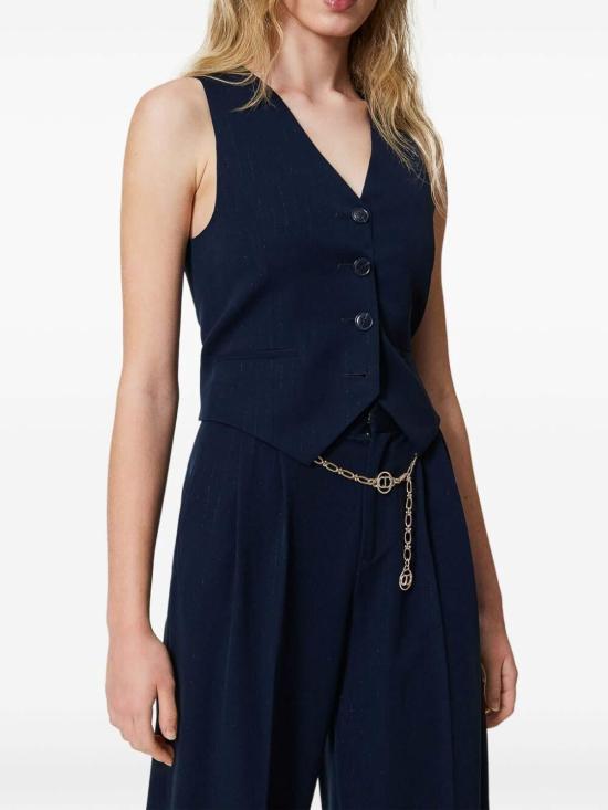 25FW 트윈셋 베스트 242TP215811763 Dark Blue - TWINSET