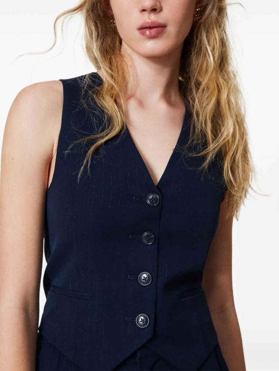 25FW 트윈셋 베스트 242TP215811763 Dark Blue - TWINSET