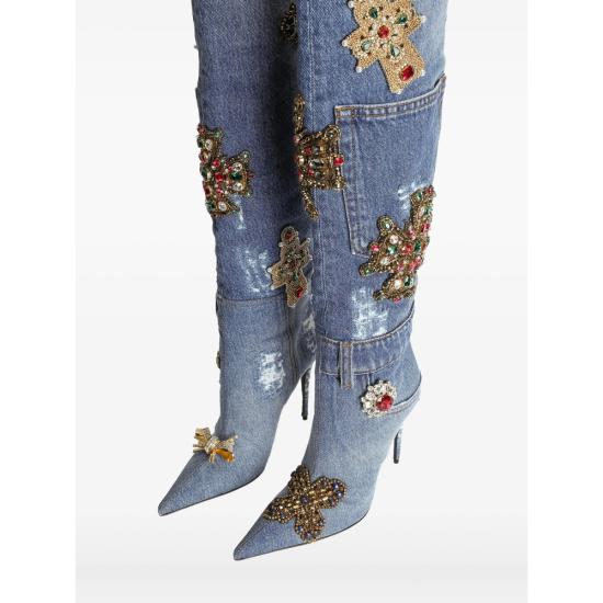 25FW 돌체앤가바나 부츠 CU1216 AN624 8C609 BLUE - DOLCE & GABBANA