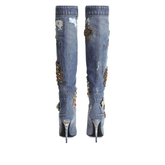 25FW 돌체앤가바나 부츠 CU1216 AN624 8C609 BLUE - DOLCE & GABBANA