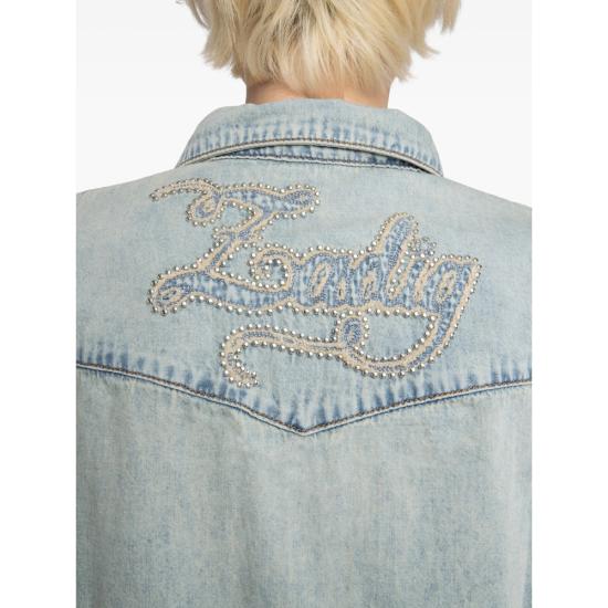 25FW 자딕앤볼테르 셔츠 WWSH02275 LGBLU BLUE - ZADIG & VOLTAIRE