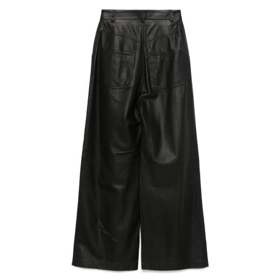 25FW 이브살로몬 스트레이트 팬츠 25WYP202XXAPXX C99 BLACK - YVES SALOMON