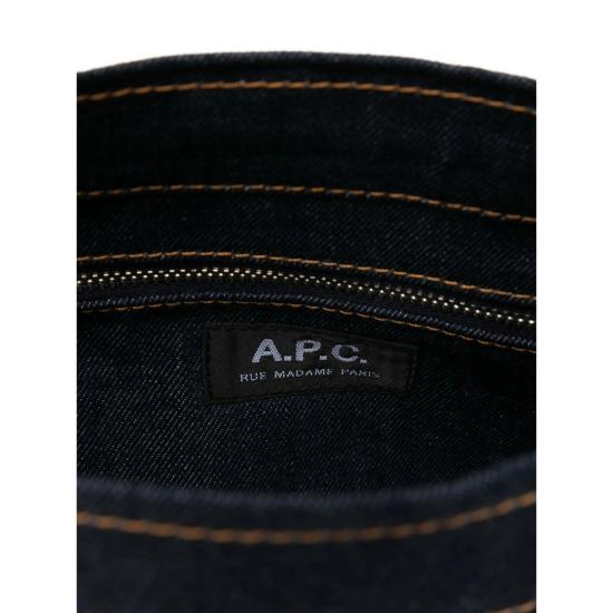 26SS 아페쎄 토트백 COHLO M61568 CAF BLUE BROWN - A.P.C.