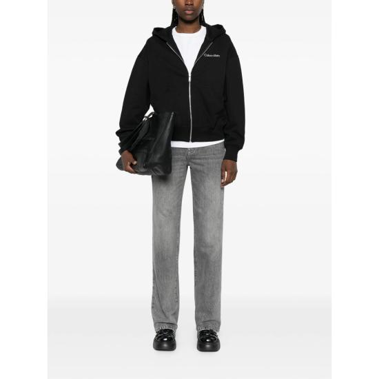 26SS 캘빈클라인 후드 티셔츠 LV044C211G BLACK - CALVIN KLEIN