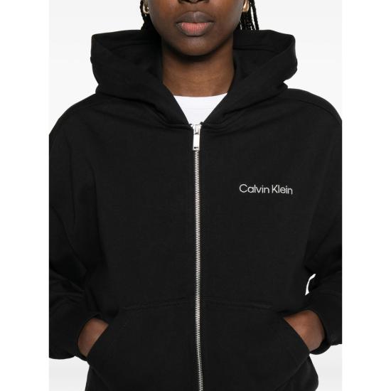 26SS 캘빈클라인 후드 티셔츠 LV044C211G BLACK - CALVIN KLEIN