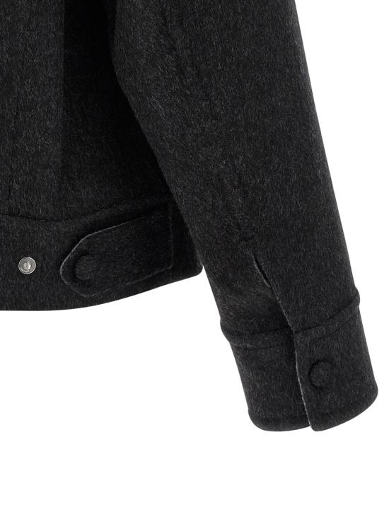 25FW 아미 울 트러커 재킷 UJK847WO0009021 GRAY - AMI