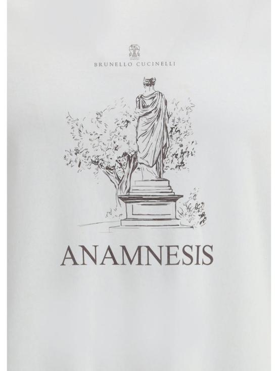 25FW 브루넬로 쿠치넬리 반팔 티셔츠 M0B138485 CC770 WHITE - BRUNELLO CUCINELLI