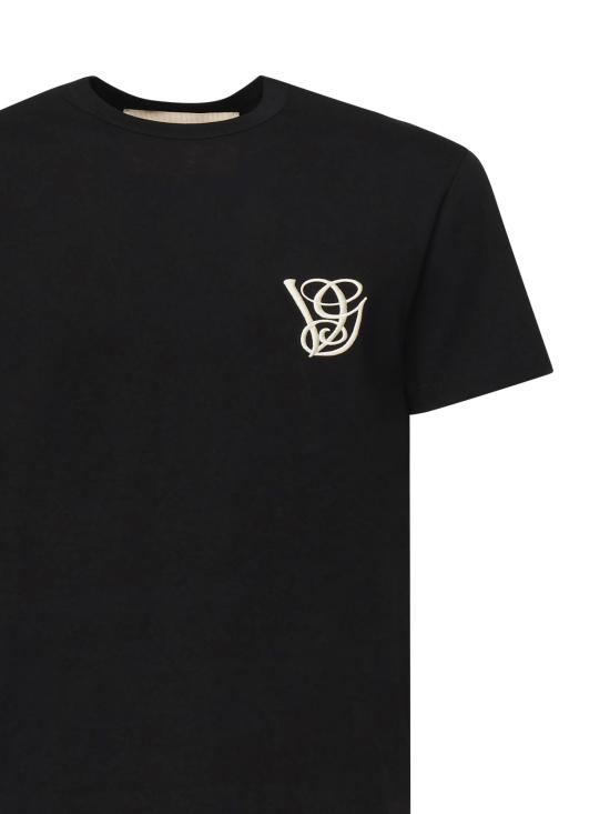 25FW 발렌티노 가라바니 반팔 티셔츠 7V3MG10V B2W0NO Black - VALENTINO GARAVANI