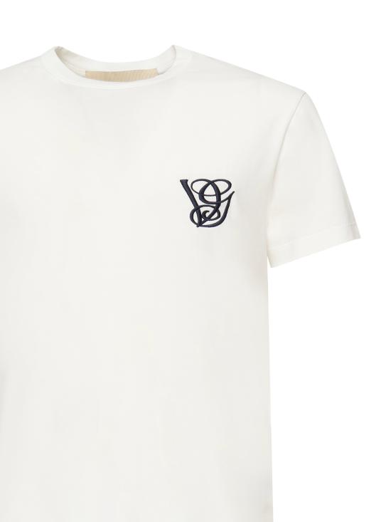 25FW 발렌티노 가라바니 반팔 티셔츠 7V3MG10V B2WA03 White - VALENTINO GARAVANI