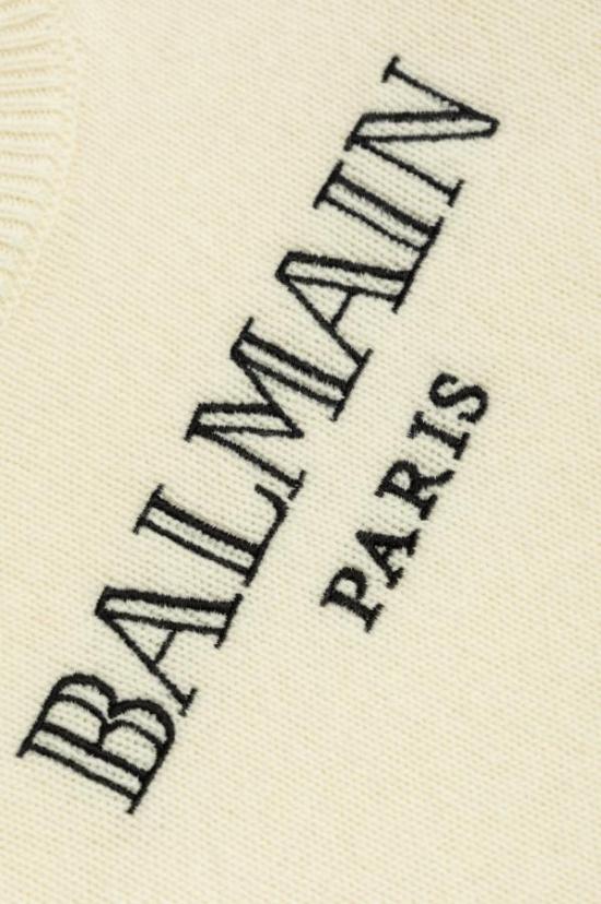 25FW [키즈] 발망 패딩 BX9P60 Z3294 102NE Panna nero - BALMAIN