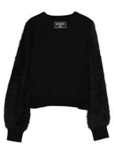 25FW [키즈] 발망 가디건 BX9A70 Z3297 930OR Black - BALMAIN