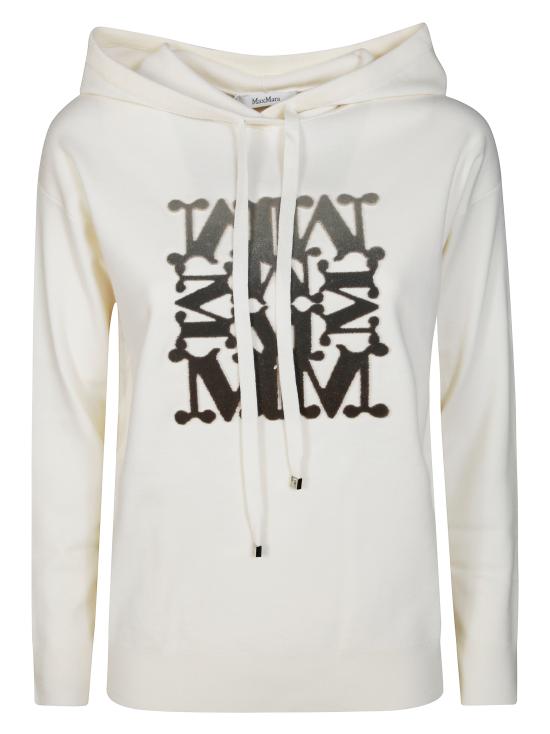 25FW 막스마라 후드 티셔츠 2521366222600 011 BIANCO