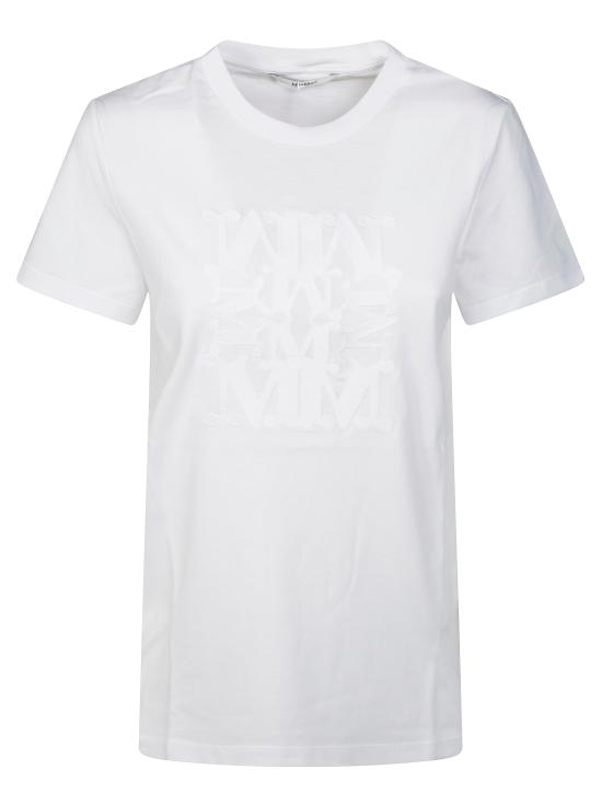 25FW 막스마라 반팔 티셔츠 2521946032600 004 BIANCO - MAX MARA