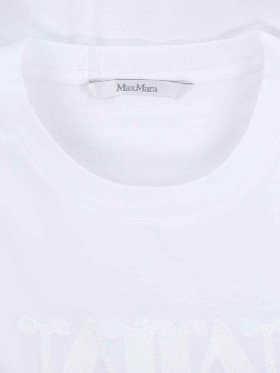 25FW 막스마라 BRAVO 엠브로이드 코튼 티셔츠 2521946032600 004 - MAX MARA